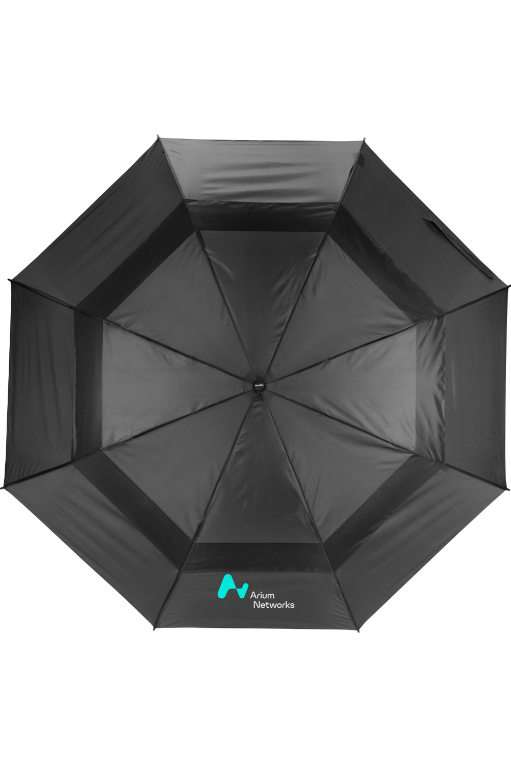 Shed Rain™ Windjammer® 58" Vented Wooden-Handled Auto-Open Jumbo Compact Umbrella